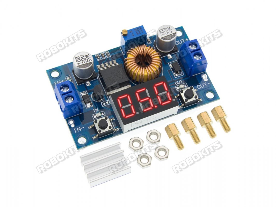 XL4015 DC-DC 5A Step Down With Display Input 4-38V Output 1.25-36V
