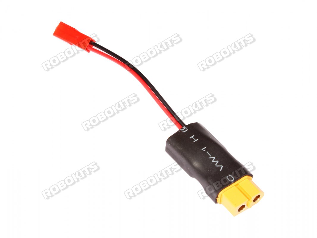XT60 Connector to JST Female connector In-line Power Adapter