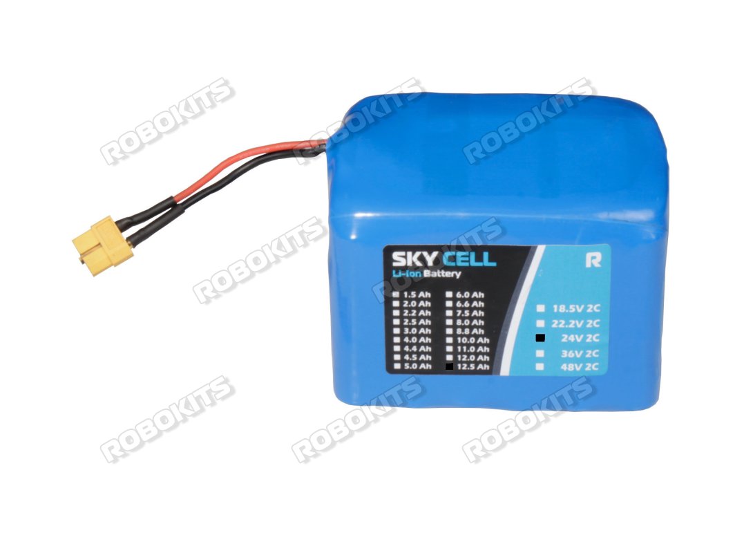 24V battery for Ebike 12500mAh 6s5p with charge protection