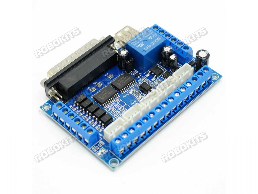 MACH3 CNC Engraving Machine 5 Axis Stepper Motor Driver interface Board with optocoupler isolation (N132) - Click Image to Close