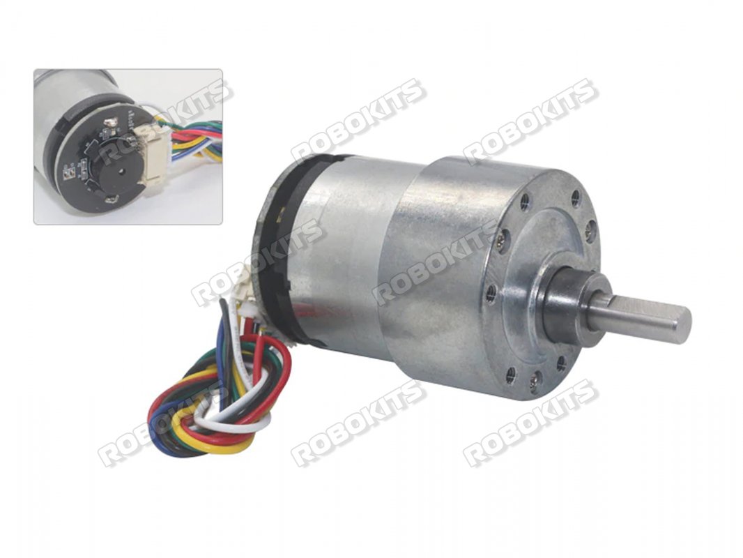 Miniature DC Geared Encoder motor 12V 200RPM - Click Image to Close