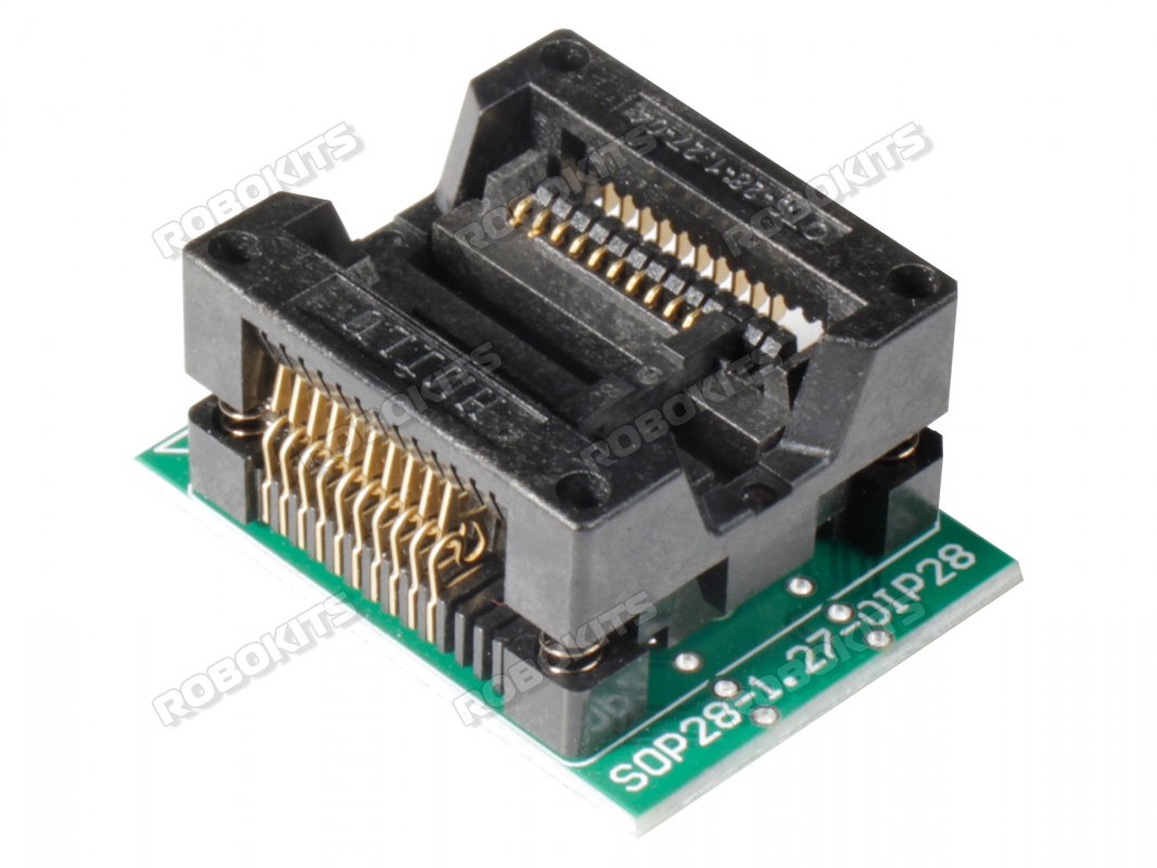 Programming Socket for SOP20 to 20pin Breakout with 7.62mm width IC Width and 1.27mm Pitch