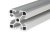Astro Anodized Heavy duty Industrial Grade aluminium 4040 T-Slot Profile