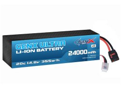 GenX Ultra 14.8V 4S6P 24000mah 20C/40C Discharge Premium Lithium ion Rechargeable Battery