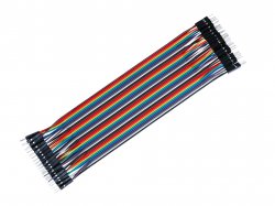 1 pin Dual Male(Male-Male) Breadboard jumper wire 40pcs pack