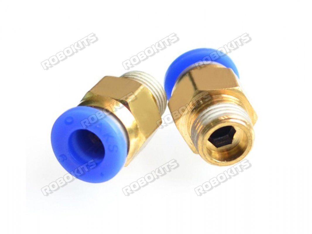 Feed Fitting / Copper pipe sleeve head 4mm - Click Image to Close
