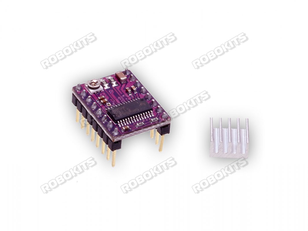 Microstepping Motor Driver DRV8825 with Heatsink 8.2-45V DC 2.2A - Click Image to Close
