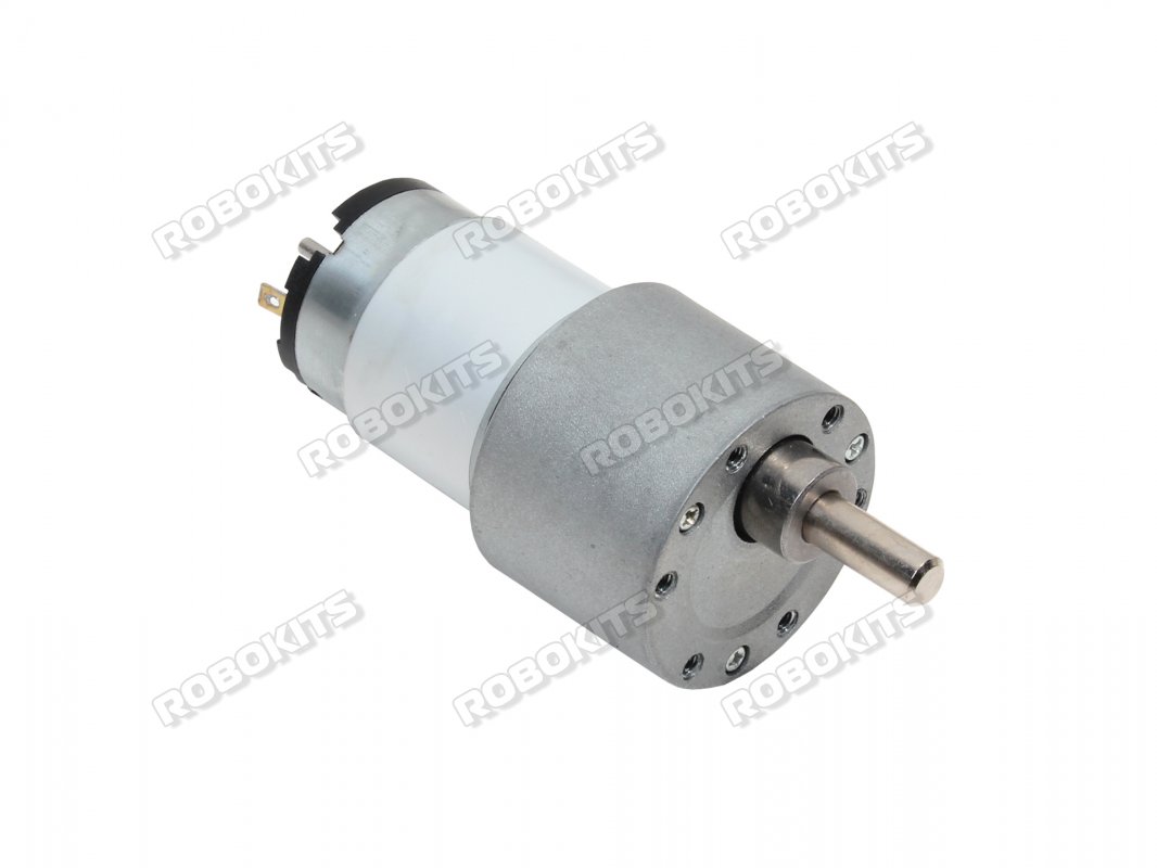 High Torque Side Shaft DC Geared Motor 10RPM - Click Image to Close