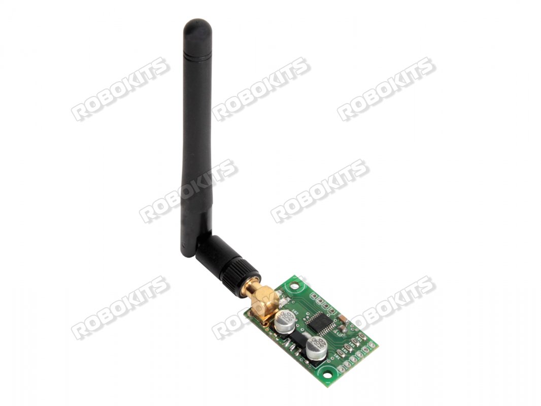 Wireless RF Serial Link 433MHZ +20DBM 2KM Range w/t Duck Antenna - Click Image to Close