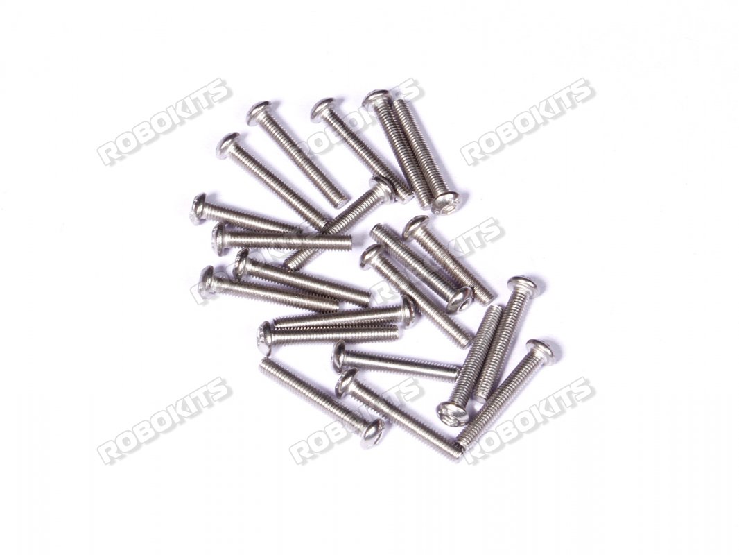 M3 x 20 mm SS Bolt Precision Stainless Steel 304 MOQ 25 Pcs - Click Image to Close