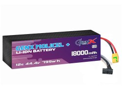 GenX Molicel+ 44.4V 12S4P 18000mah 12C/20C Premium Lithium Ion Rechargeable Battery