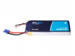 Skycell 11.1V 3S 10000mah 25C (Lipo) Lithium Polymer Rechargeable Battery