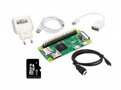Raspberry Pi Zero Wireless WH (Pre-Soldered Header) with Accessories Kit