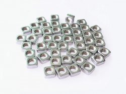 M3*5.4*2.4mm Square Nuts Stainless Steel 304 MOQ 15 Pcs