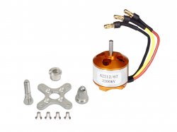 RC Brushless Motor 2212 2200KV with Soldered Banana Connector