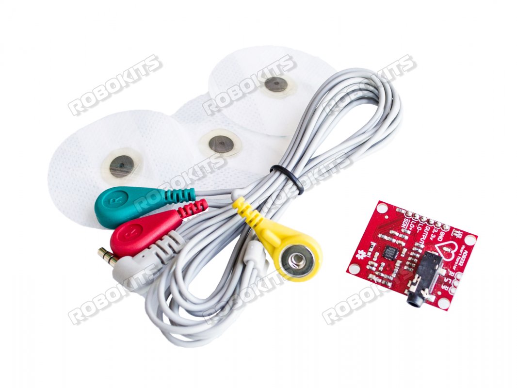 AD8232 ECG Sensor with ECG Cable and Electrodes - Click Image to Close