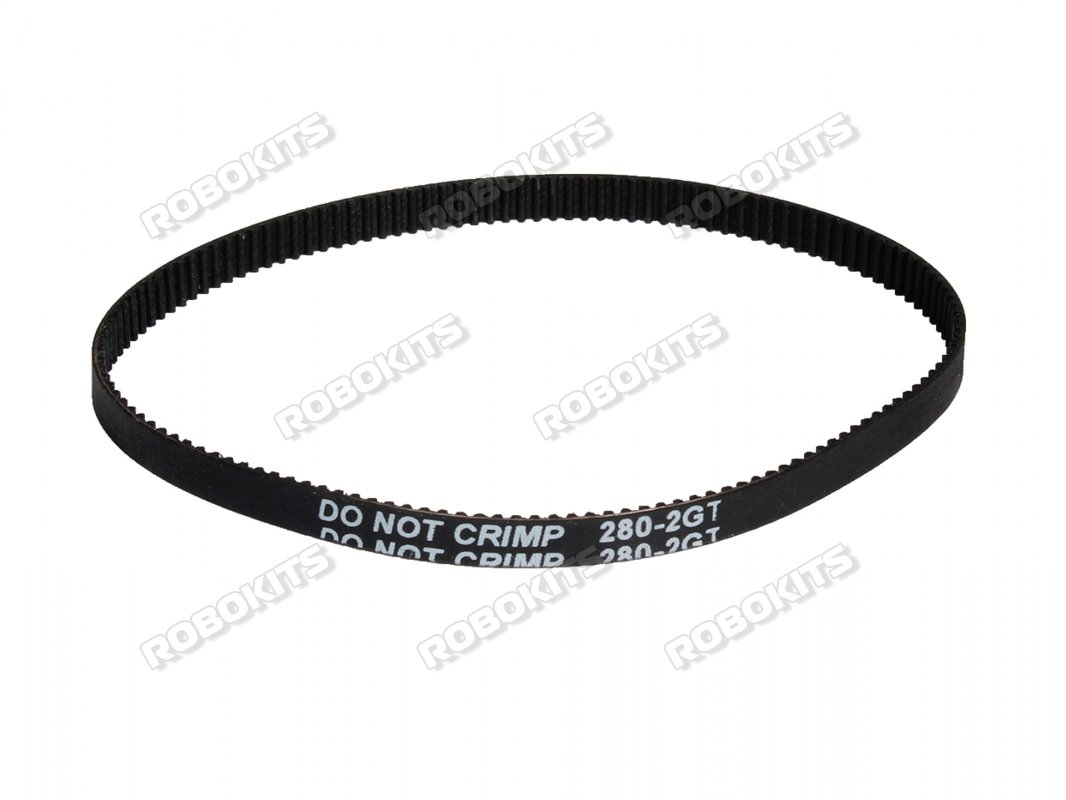 GT2 6mm Closed Timing Belt 280mm - Click Image to Close