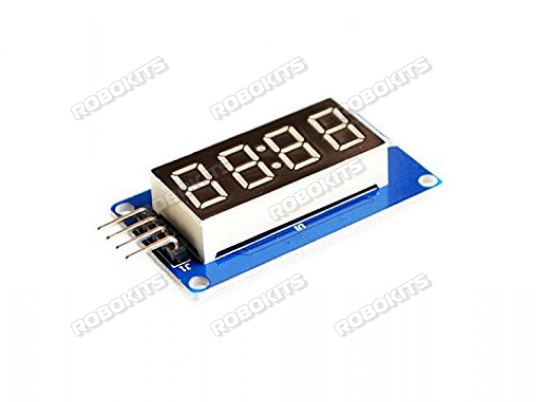 TM1637 4 Bits Digital Tube LED Display Module With Clock Compatible with Arduino
