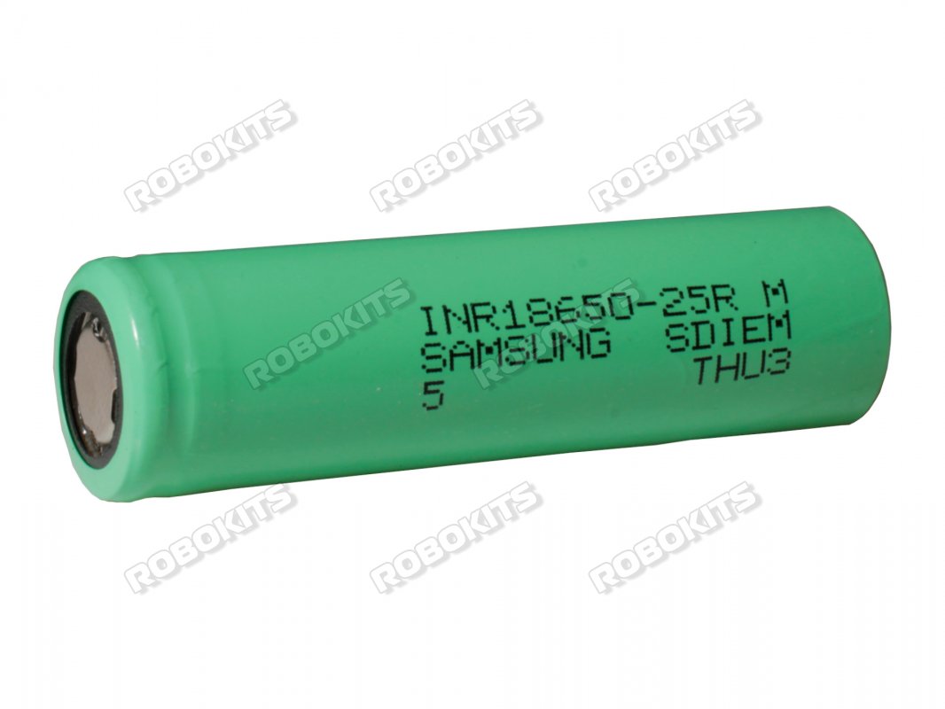 SAMSUNG 2500mAh 8C LI-ION BATTERY (INR18650-25R)