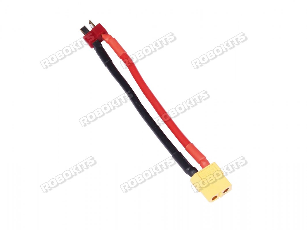 XT60 Female To T Plug Male Connector(100mm) - Click Image to Close