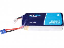 Skycell 14.8V 4S 30000mah 20C (Lipo) Lithium Polymer Rechargeable Battery