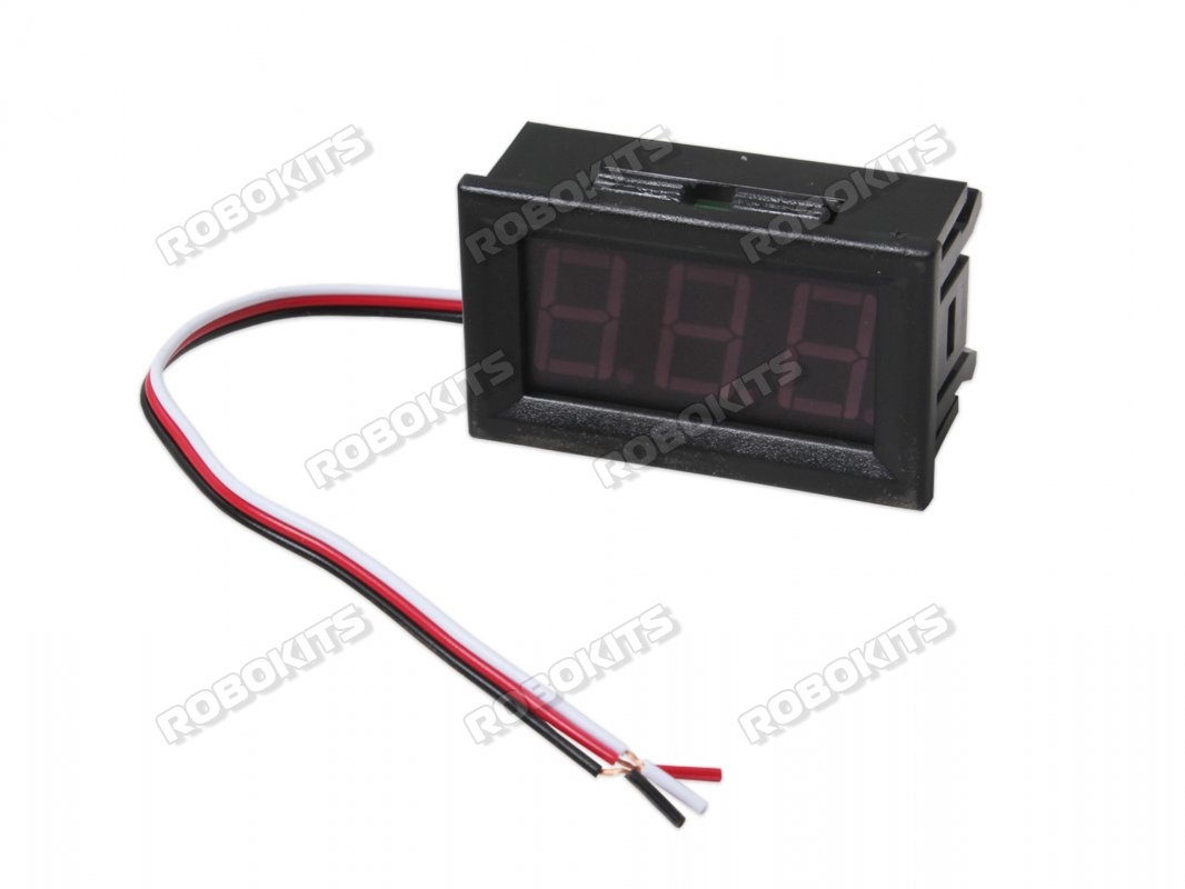 0.28Inch 0-30V Three Wire DC Voltmeter - Click Image to Close
