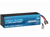 GenX Ultra 14.8V 4S9P 36000mah 20C/40C Discharge Premium Lithium ion Rechargeable Battery