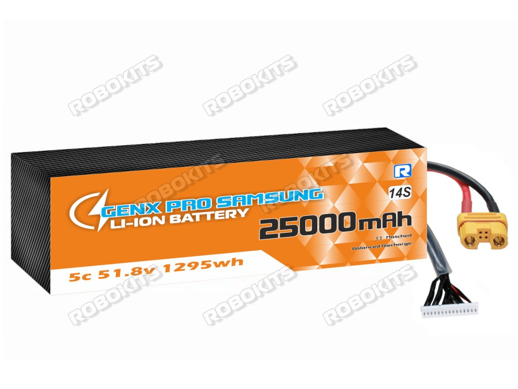 GenX Pro Samsung 51.8V 14S5P 25000mah 5C/10C Premium Lithium Ion Rechargeable Battery