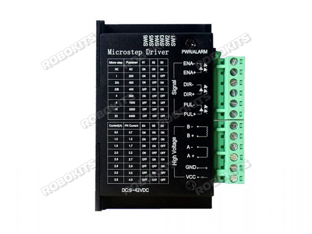 Stepper Motor Driver TB6600 Subdivision 4.0A 42V - Click Image to Close