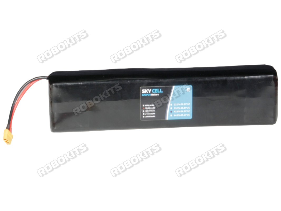 Premium LiFePO4 Rechargeable E-Bike Battery 48V 12000mAh (15s2p) 42V to 54.75V - Click Image to Close