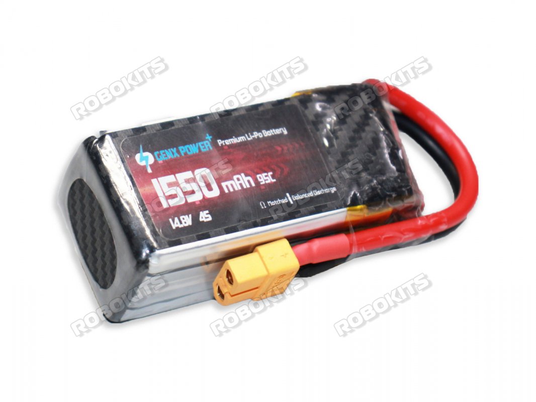 GenX 14.8V 4S 1550mAh 95C / 190C Premium Lipo Lithium Polymer Battery