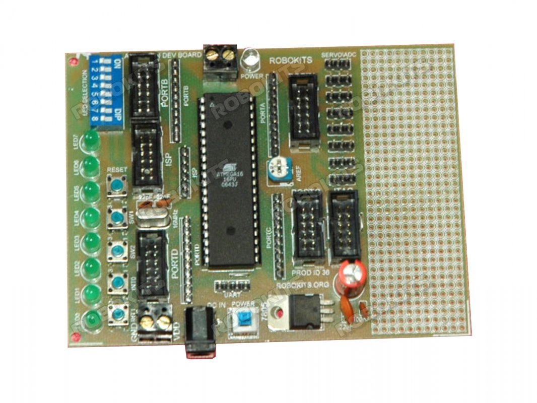 AVR 40 pin Development board - Click Image to Close