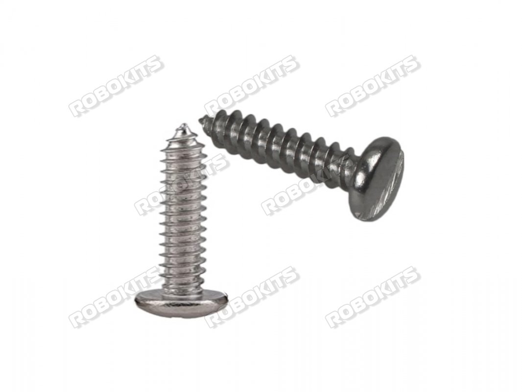M4 x 12 mm Self Tapping Pan Phillips Screws Stainless Steel 304 MOQ 25 pcs