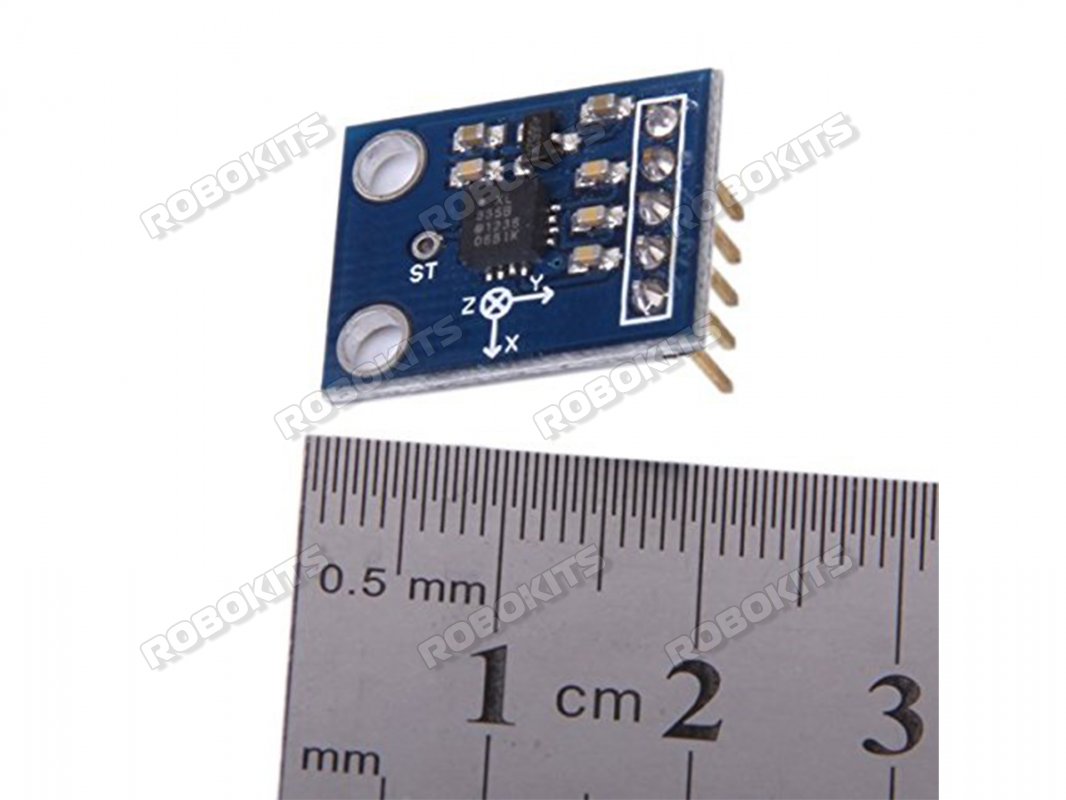 3 Axis Linear Accelerometer Module 3g - Based on ADXL335 - Click Image to Close