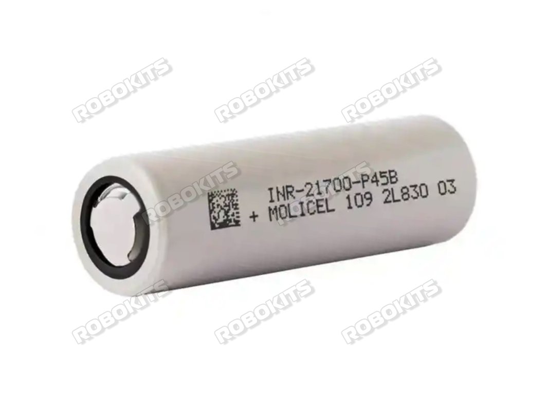 Molicel 4500mAh 10C Lithium-Ion Battery Original (INR21700 P45B) - Click Image to Close