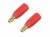 Amass AS150 Anti Spark Self Insulating Gold Plated Bullet Connector Male Red Original