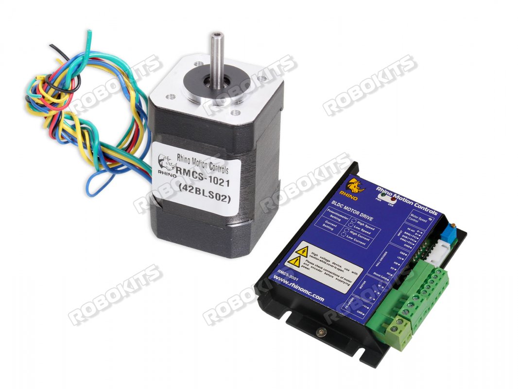 NEMA17 52W Brushless DC Motor with RMCS-3001 RS485 modbus Drive - Click Image to Close