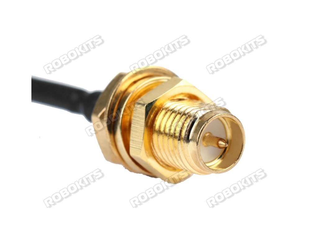 Female RP-SMA Connector With RF Wire - Click Image to Close