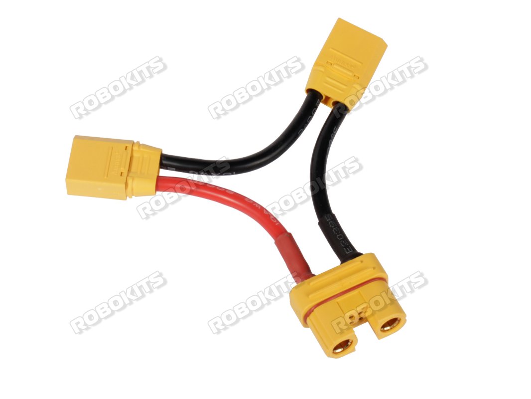 Connector for 2 Plug in Series(2M Amass XT90 - 1F AS150U) for Agricultural Drone