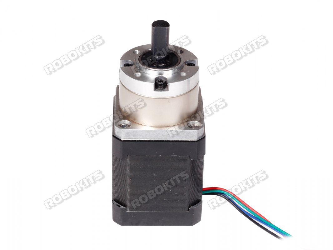 NEMA17 PLANETARY GEARED STEPPER MOTOR 14KGCM - Click Image to Close