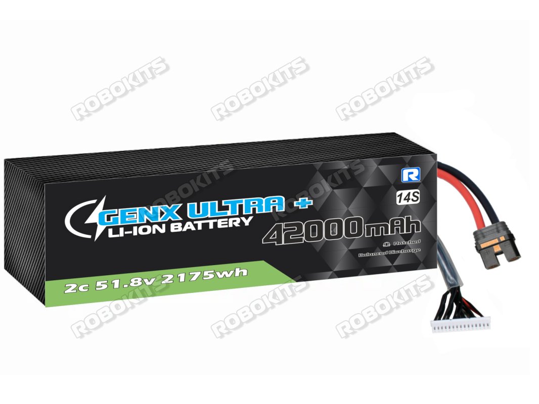 GenX Ultra+ 51.8V 14S7P 42000mah 2C/5C Premium Lithium Ion Rechargeable Battery