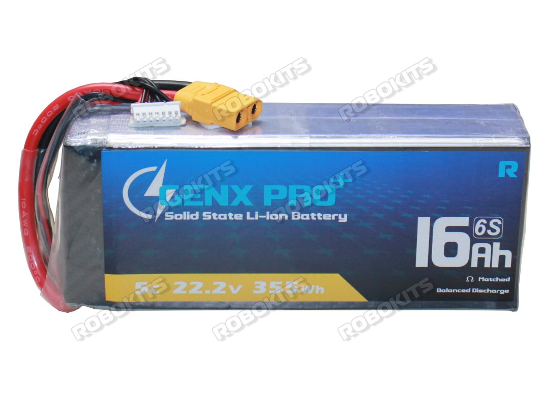 GenX Pro+ Solid State 22.2V 6S 16000mAh 5C / 10C Premium Li-ion Battery