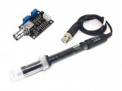 Combo PH Electrode Probe + PH Value And Temperature Detection Sensor Module 5V DC Arduino Compatible- Premium