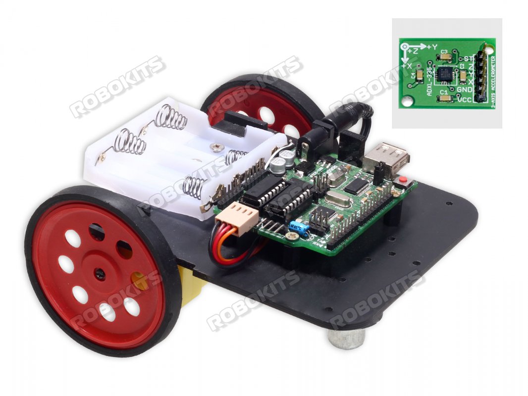Accelerometer Controlled Robot DIY Kit Compatible with Arduino