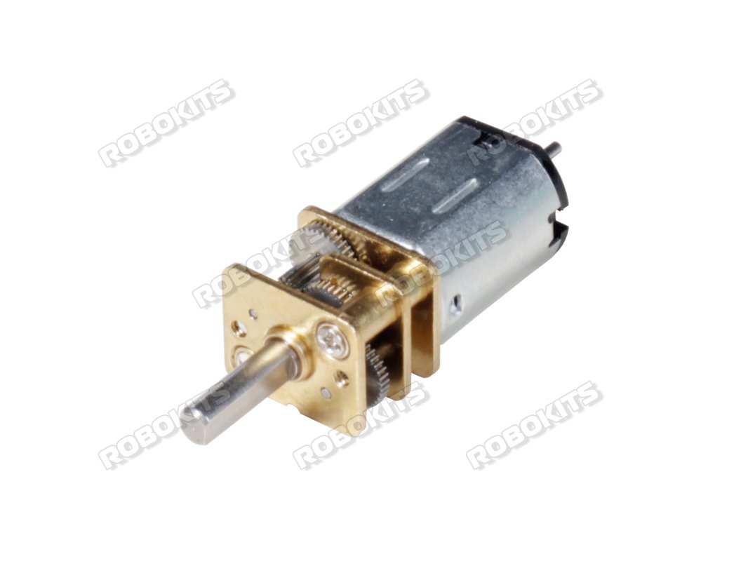 GA12-N20-12v 600 RPM ALL Metal Gear Micro DC Motor with Precious Metal Brush with Back Shaft