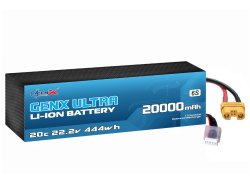 GenX Ultra 22.2V 6S5P 20000mah 20C/40C Discharge Premium Lithium ion Rechargeable Battery