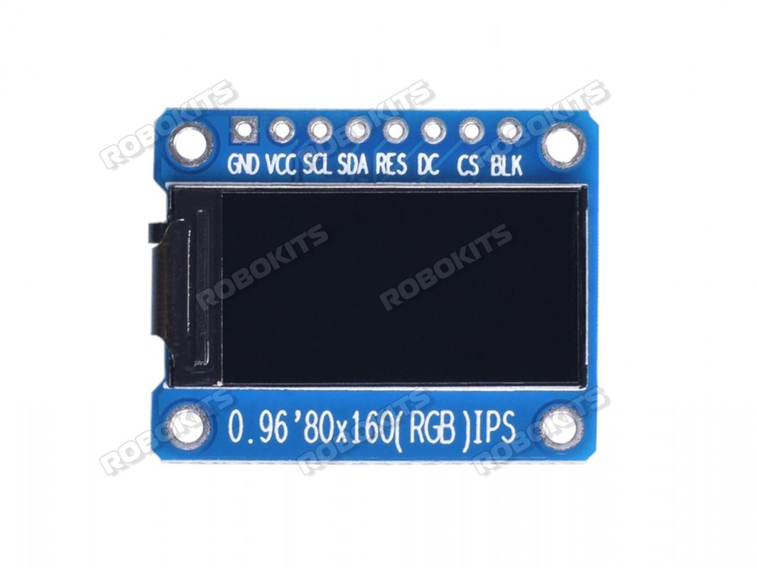 0.96 Inch 80x160 ST7735 OLED Display SPI/I2C Interface - Click Image to Close