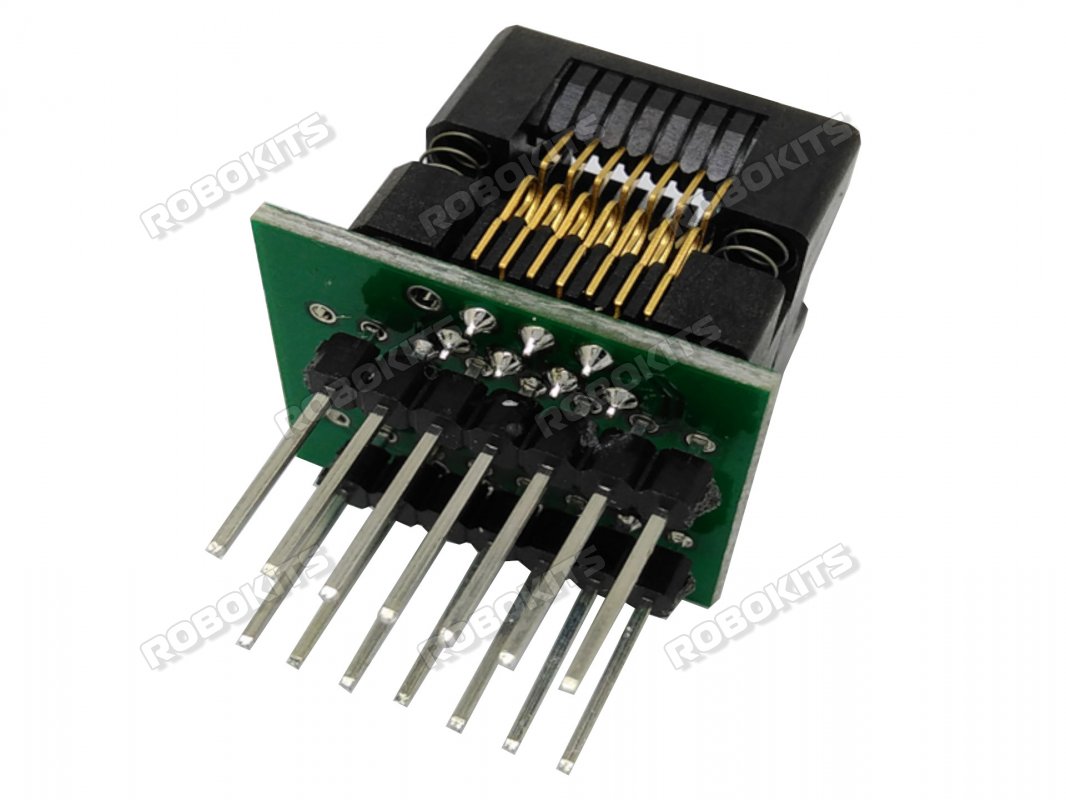 Programming Socket for SOP14 to 14pin Breakout with 3.9mm IC Width and 1.27mm Pitch