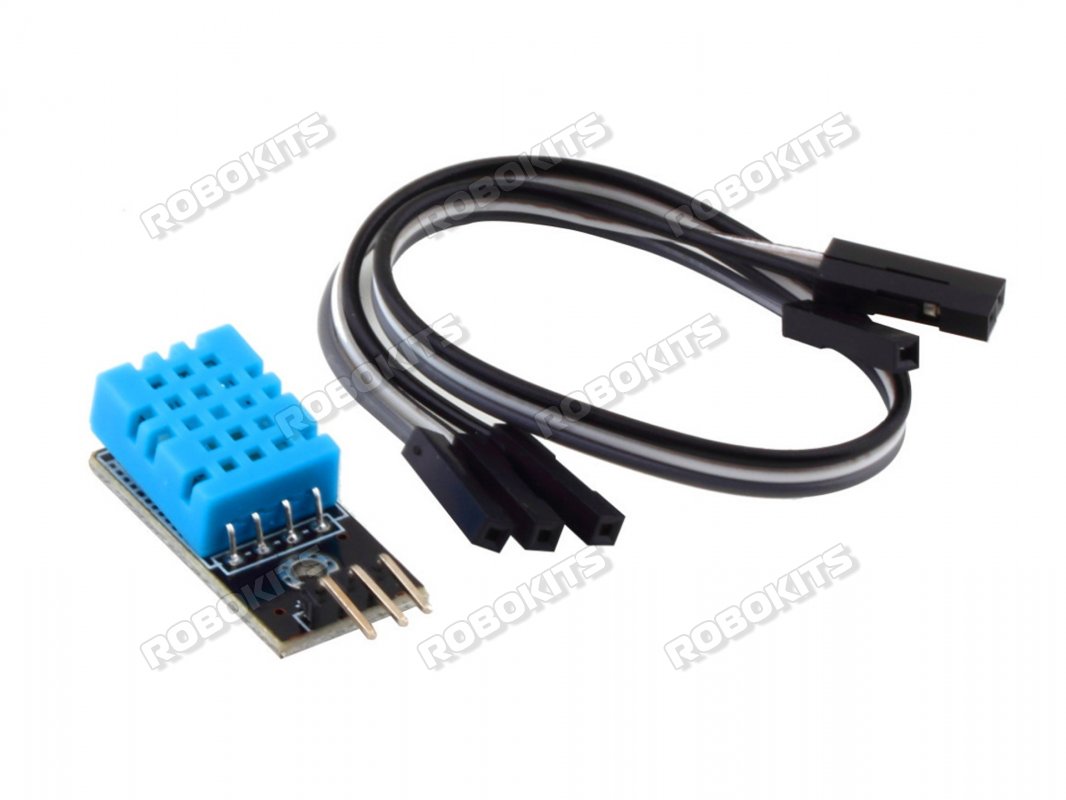 Dht11 Humidity And Temperature Sensor Module Rki 3154 ₹10500 Robokits India Easy To Use 1723