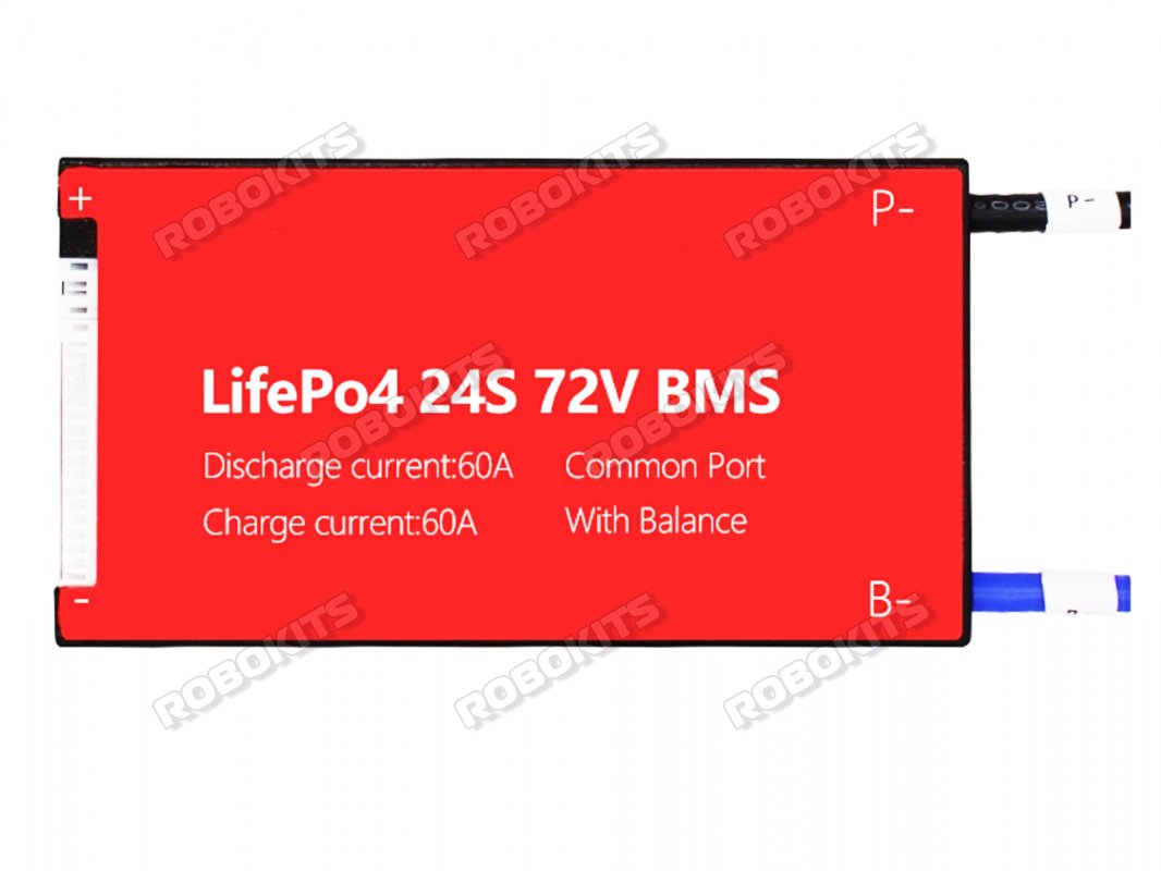Lifepo4 24S 60A Balance Common Port Bms 3.2V LifePo4 cell - 72V battery - Click Image to Close